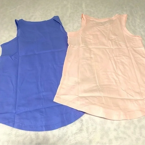 Spotted Zebra Lot of (2) Large/10 Girls Tank Tops Graphic Birds/Plain Tank NWOT - Picture 6 of 7